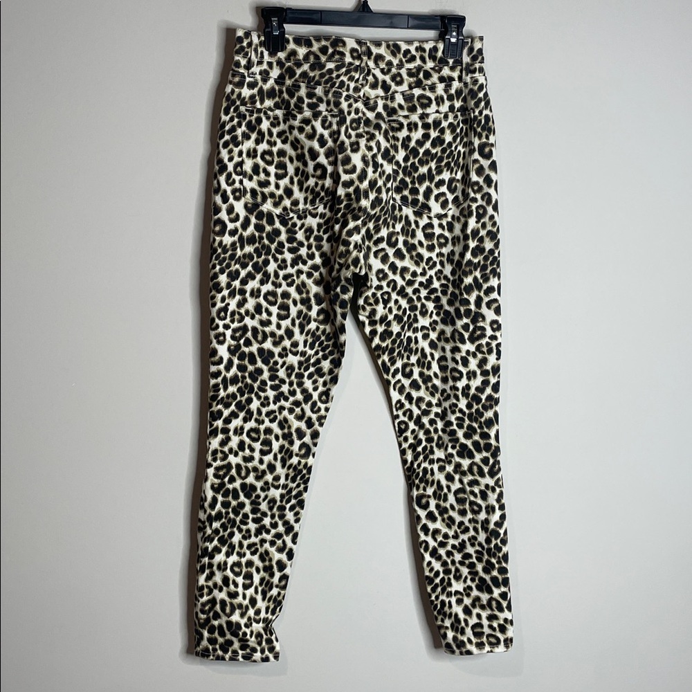 Frame Denim | Women’s Leopard Print Ali High Rise Cigarette Jeans Size 29 - Picture 5 of 8